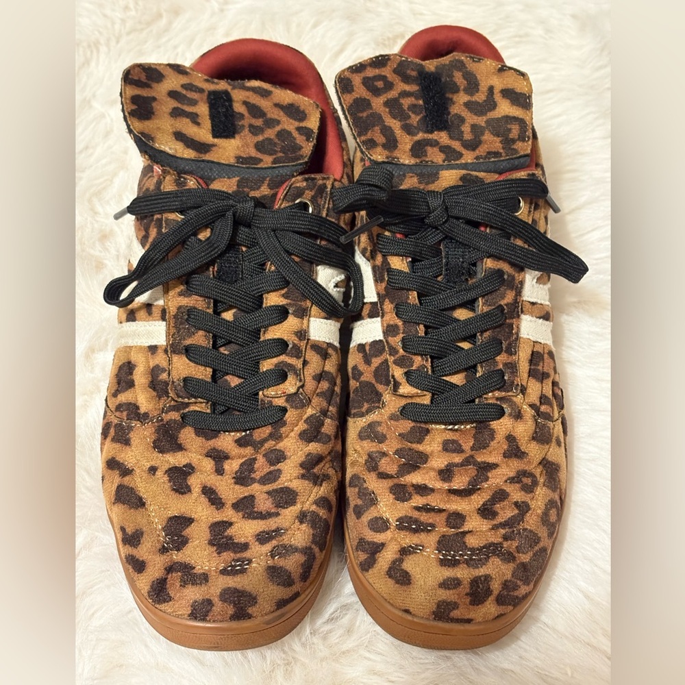 Steve Madden Leopard Print Sneakers - Picture 6 of 7